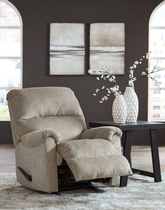 Stonemeade - Taupe - Rocker Recliner - Fabric