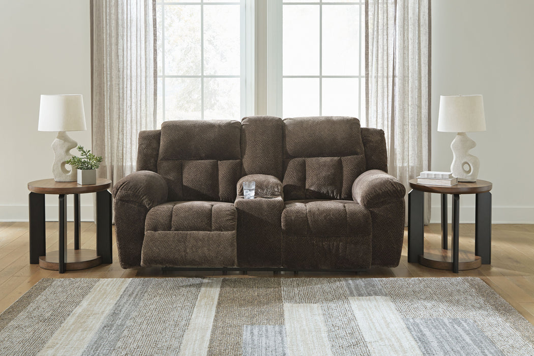 Frohn - Dbl Reclining Loveseat With Console