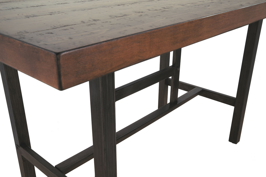 Kavara - Medium Brown - Rectangular Dining Room Counter Table