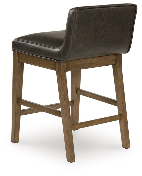 Cabalynn - Two-tone Brown - Upholstered Barstool (Set of 2)