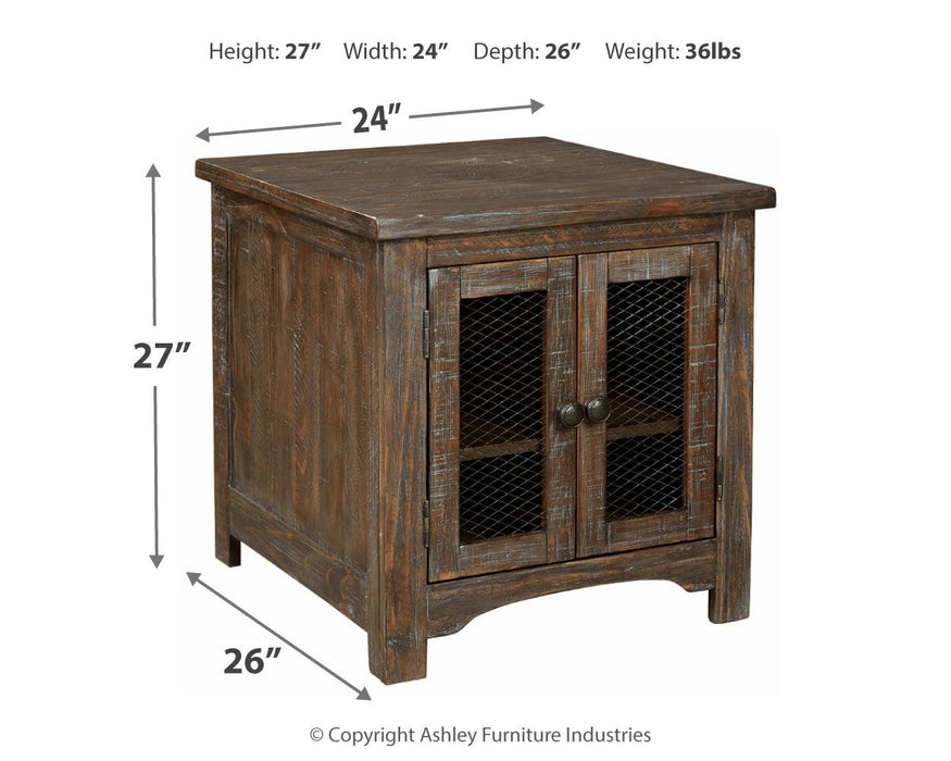 Danell - Brown - Rectangular End Table