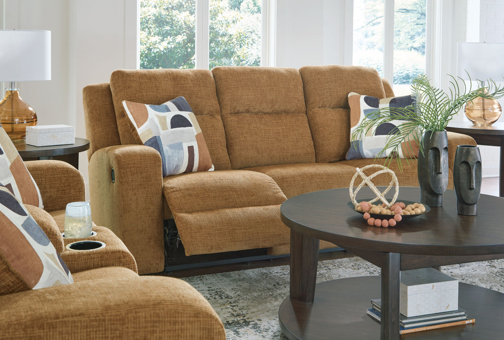 Kanlow - Honey - Reclining Sofa