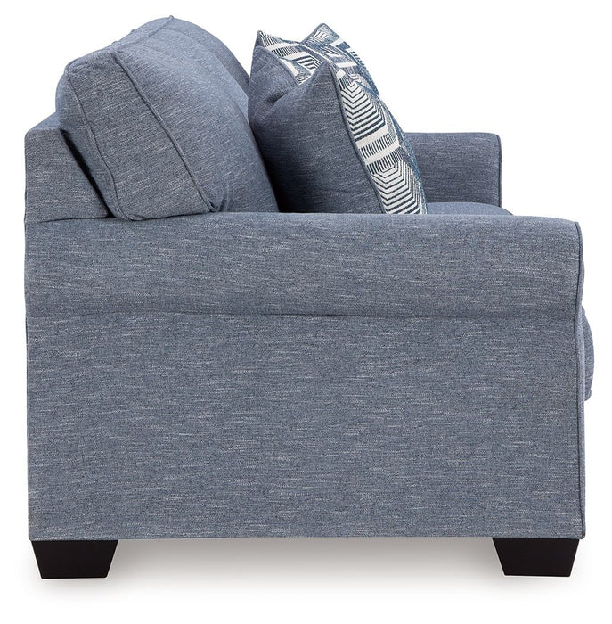 Carissa Manor - Denim - Queen Sofa Sleeper