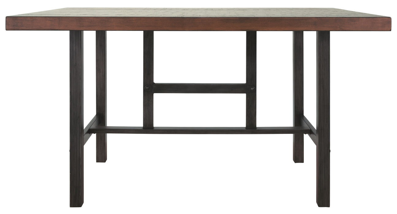 Kavara - Medium Brown - Rectangular Dining Room Counter Table