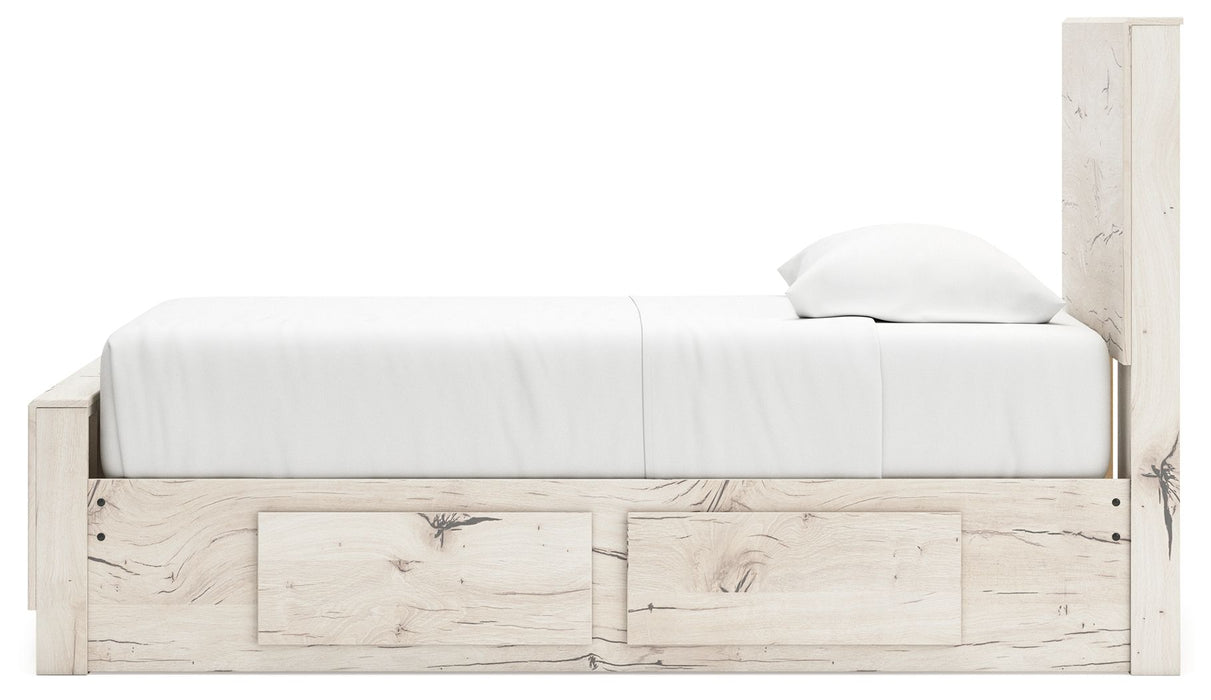 Lawroy - Panel Bed With Storage