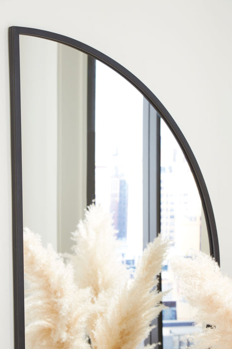 Denlow - Black - Accent Mirror