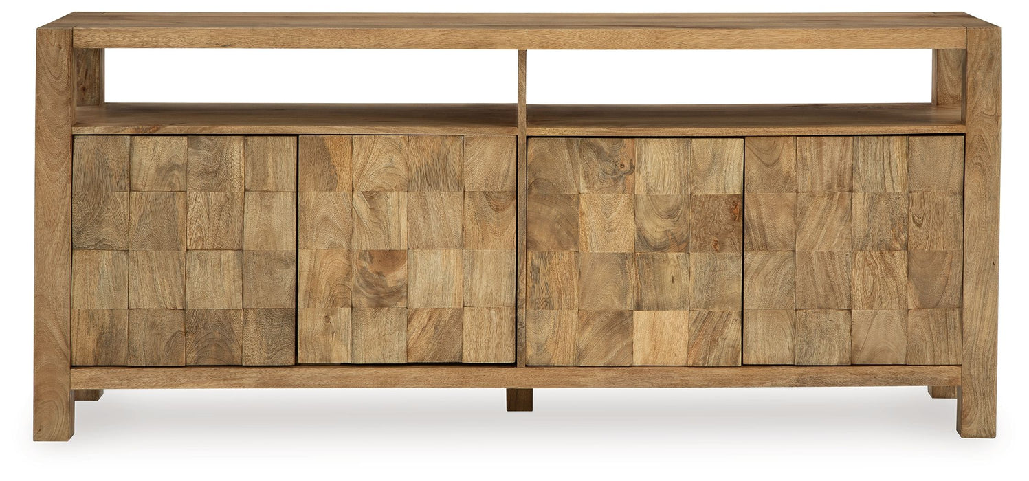 Hudwick - Natural Brown - Accent Cabinet