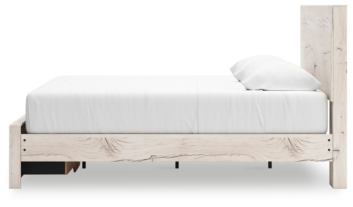 Lawroy - Panel Bed With Storage