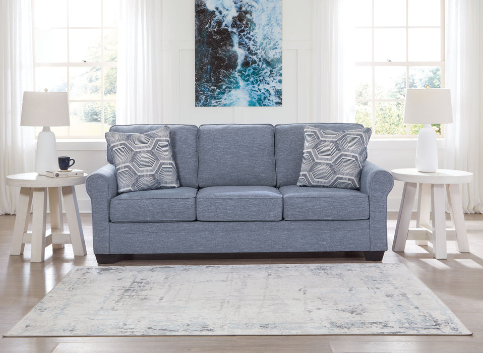 Carissa Manor - Denim - Queen Sofa Sleeper