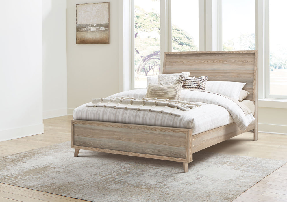 Hasbrick - Panel Bedroom Set With Framed Panel Footboard